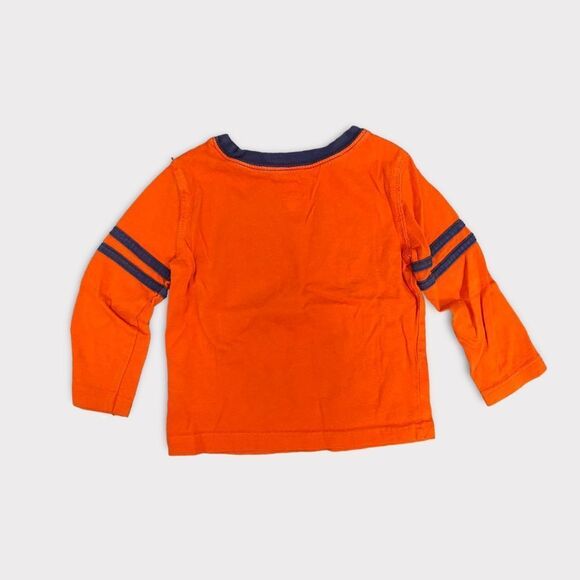 𝅺KOALA BABY | 3/$15| Baby Boy Orange Long Sleeve Shirt - Picture 2 of 3